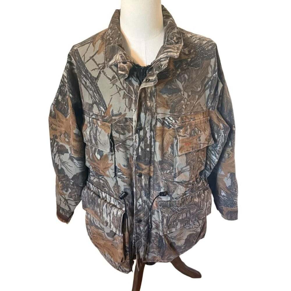 10x Gore-Tex Rainwear Realtree Camouflage Hunting Jacket XL Vintage